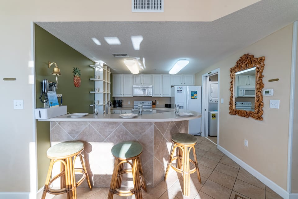 Well equipped gourmet kitchen