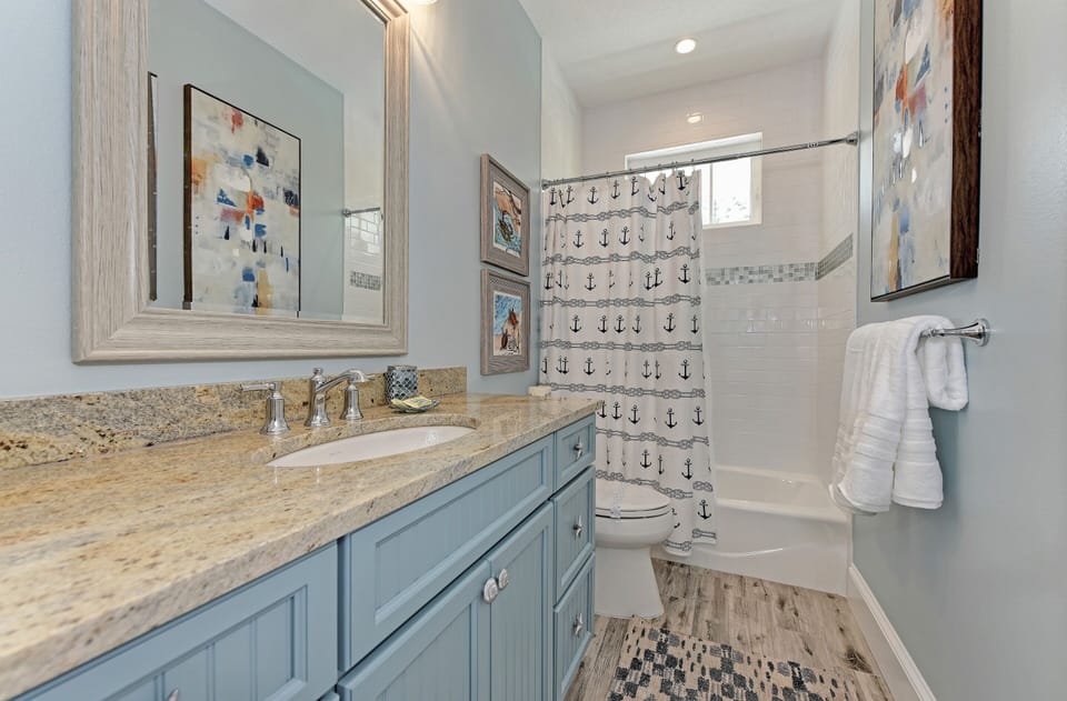 Full bath with tub