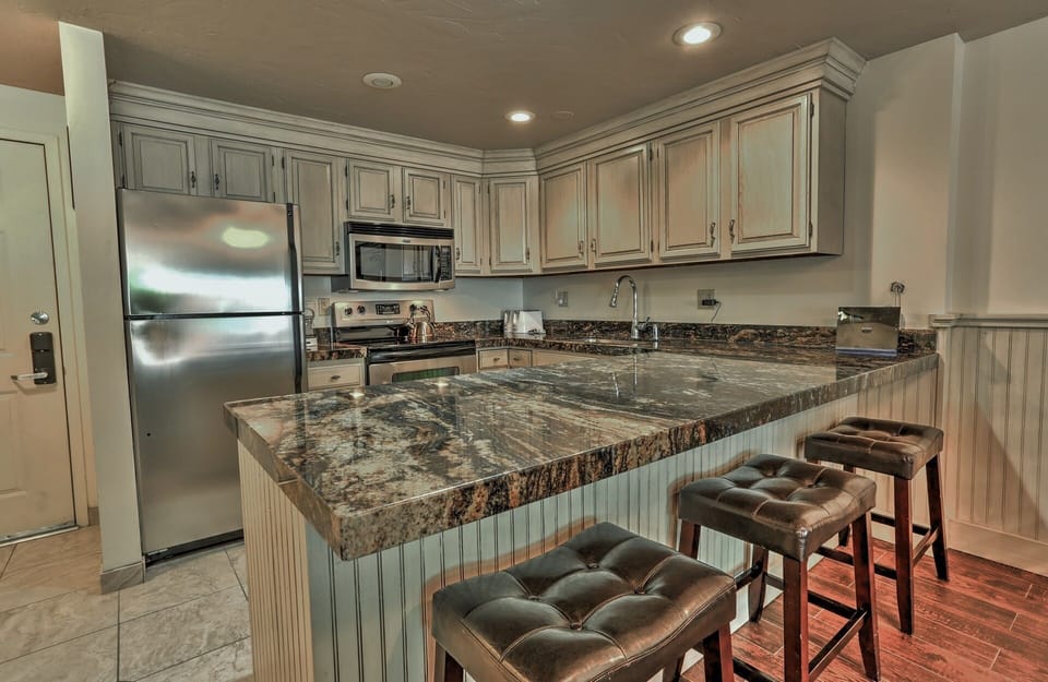 Kitchen,Dining room and Living room  at Snowblaze 202 - Park City