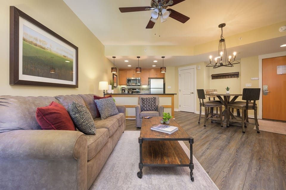 Open concept living space