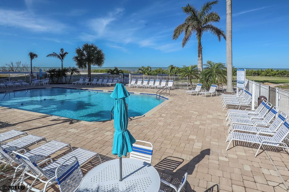Resort Pool and Sundeck at Estero Beach And Tennis Club