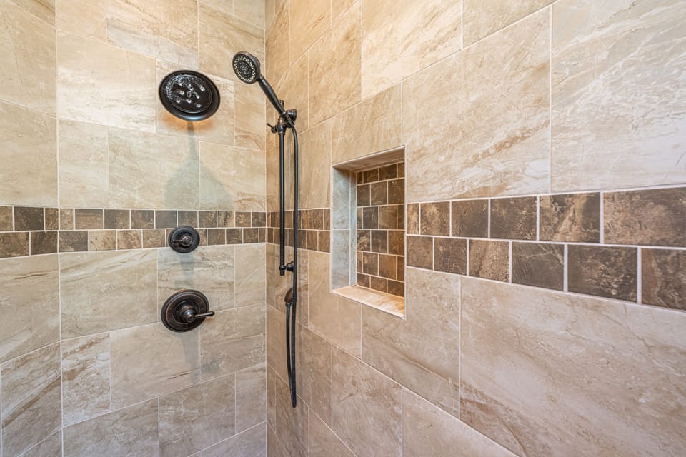 First Floor Master Bathroom Shower