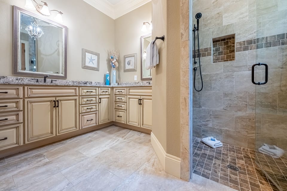 First Floor Master Bathroom with Walk