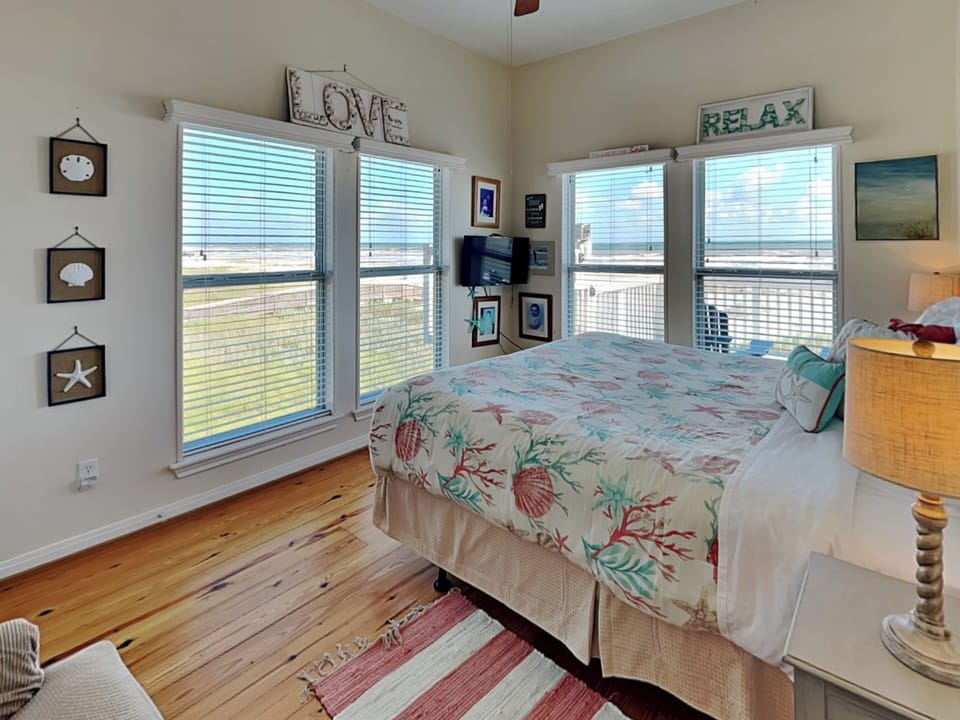 Third Bedroom - King Bed, Ocean Views - Second Floor