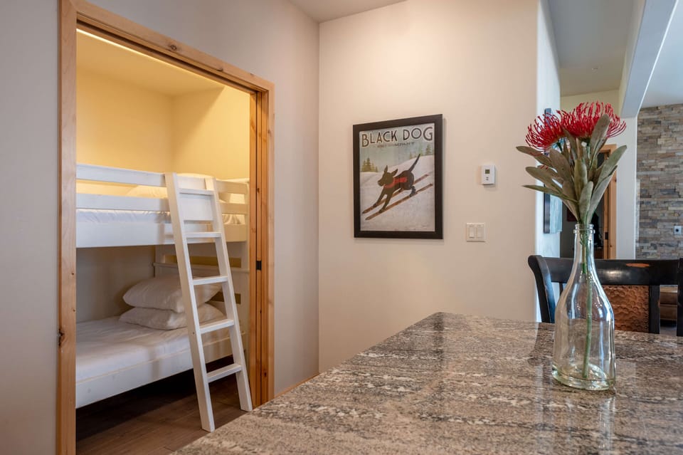 Bunk room off the kitchen