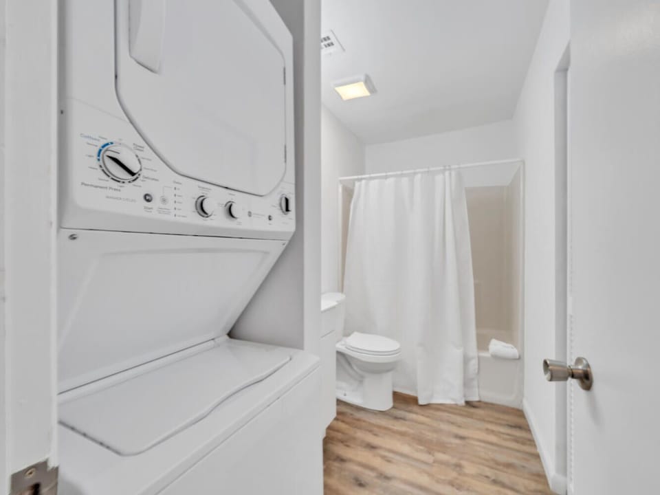 Washer and dryer