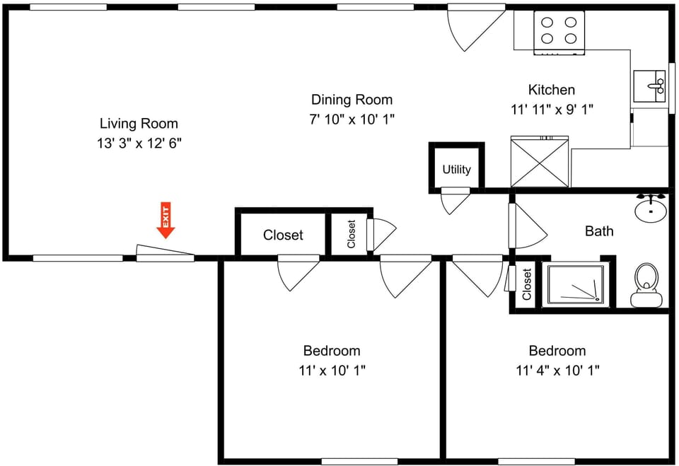 Salty Pause - Floor Plan