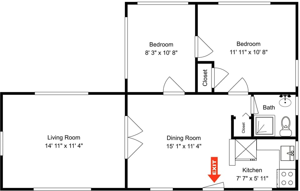 Little House - Floor Plan