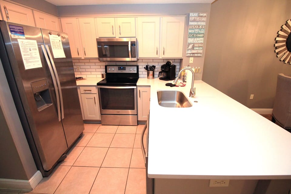 Newly remodeled kitchen