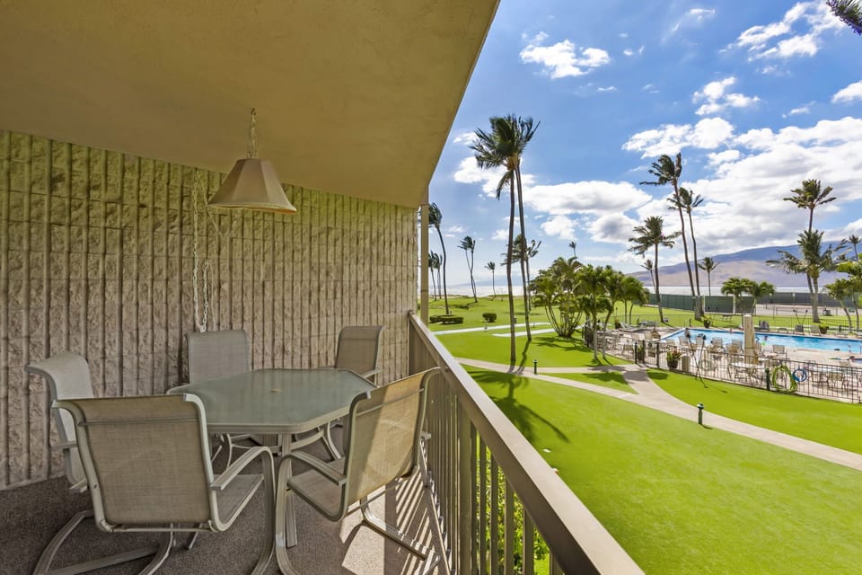 Lanai with view