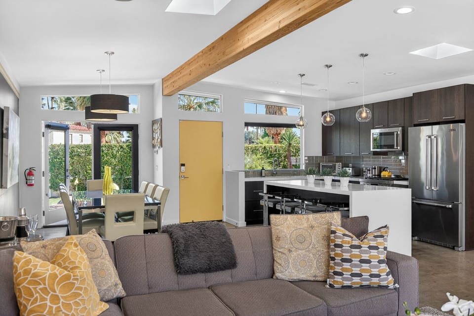 Sink into your cozy sectional while the chef in your group creates magic in the fully equipped gourmet kitchen.