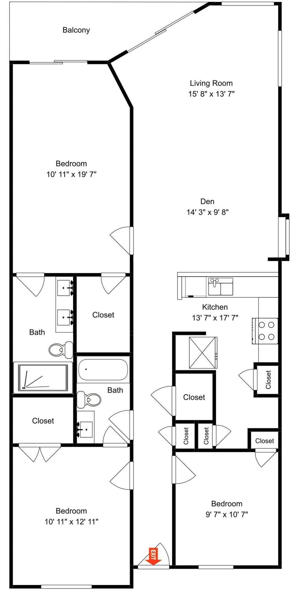 Gull Reef 626 - Floor Plan