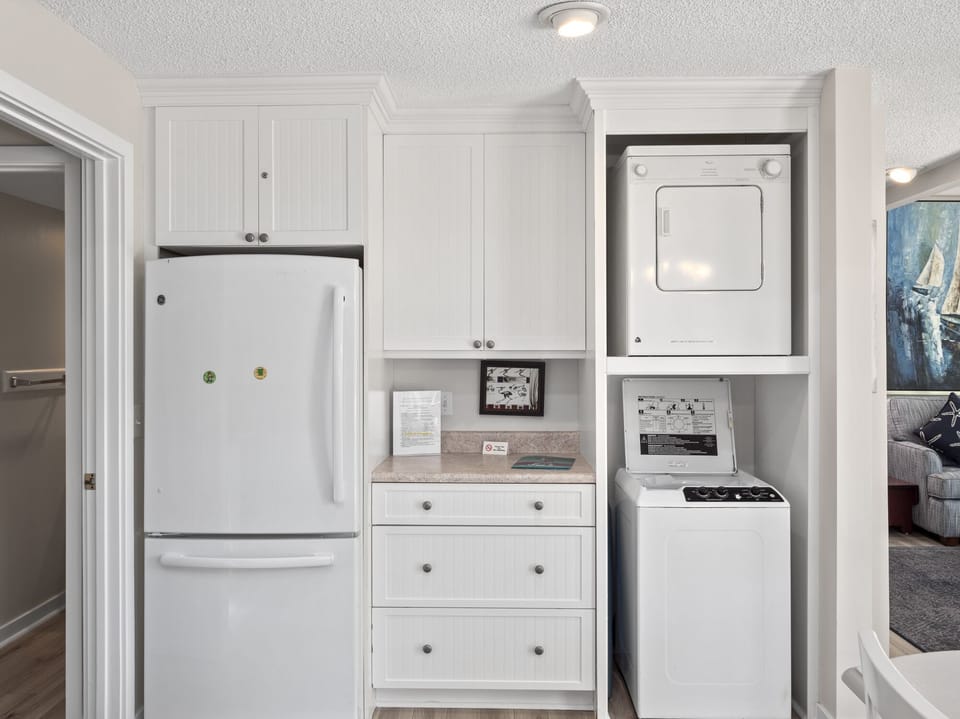 Laundry in kitchen