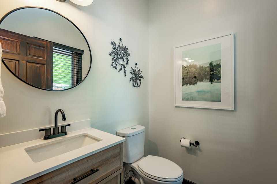Powder Room on Main Level