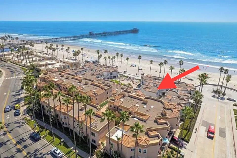 Proeprty location on the beach
