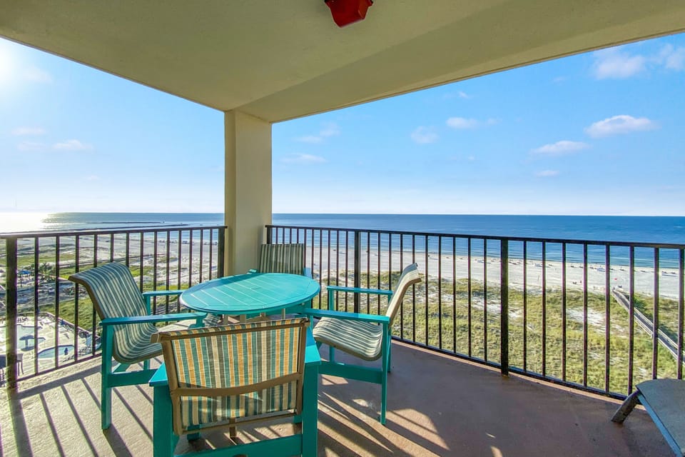 Private Balcony view overlooking the gulf