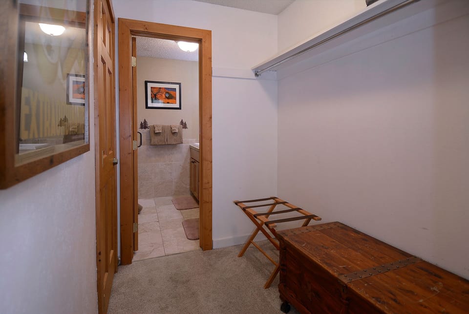 Primary closet/bathroom