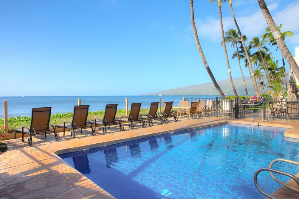Enjoy our beachfront, child-friendly pool.