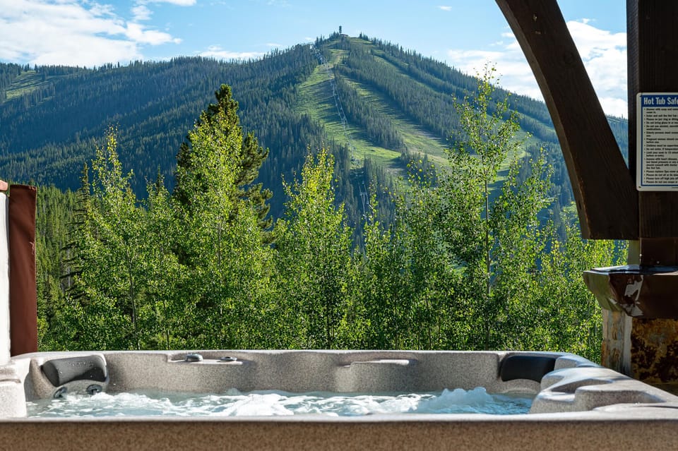 Winter Park Resort views from the private hot tub