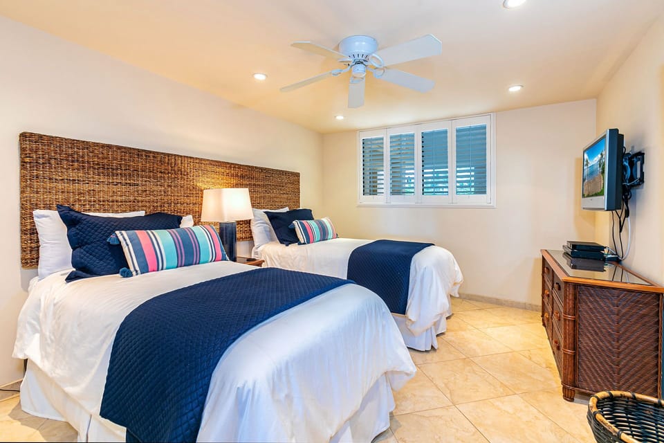 Guest Room Includes TV For Late Night Shows
