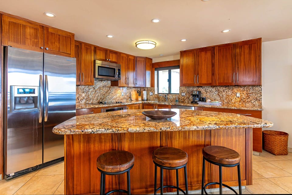 Gorgeous Wood Cabinetry and Stainless Appliances