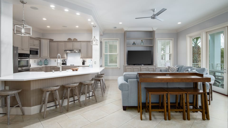 Living and Kitchen Area