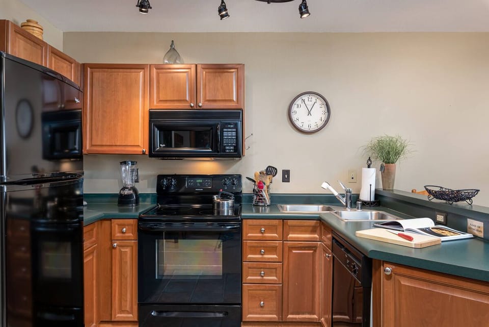 Updated appliances in the kitchen
