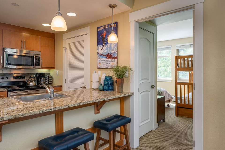 Barstools perfect for a quick meal