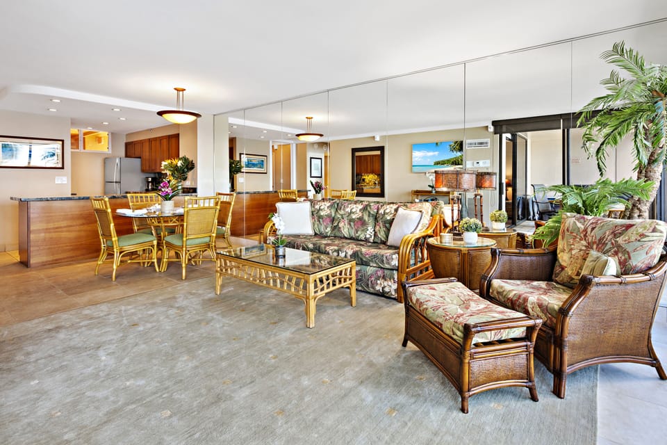 Bright, open, and spacious living room