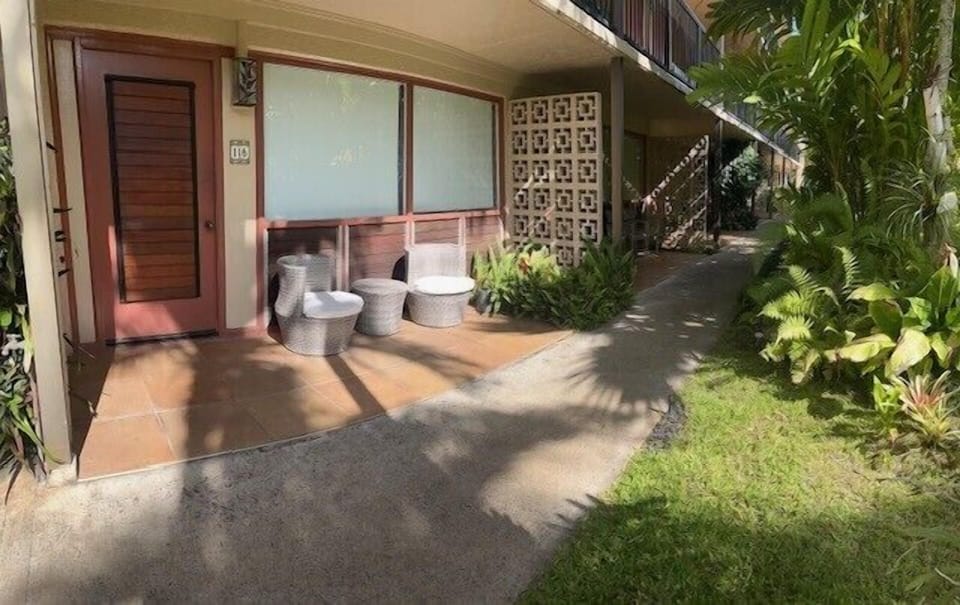 Outside sitting area