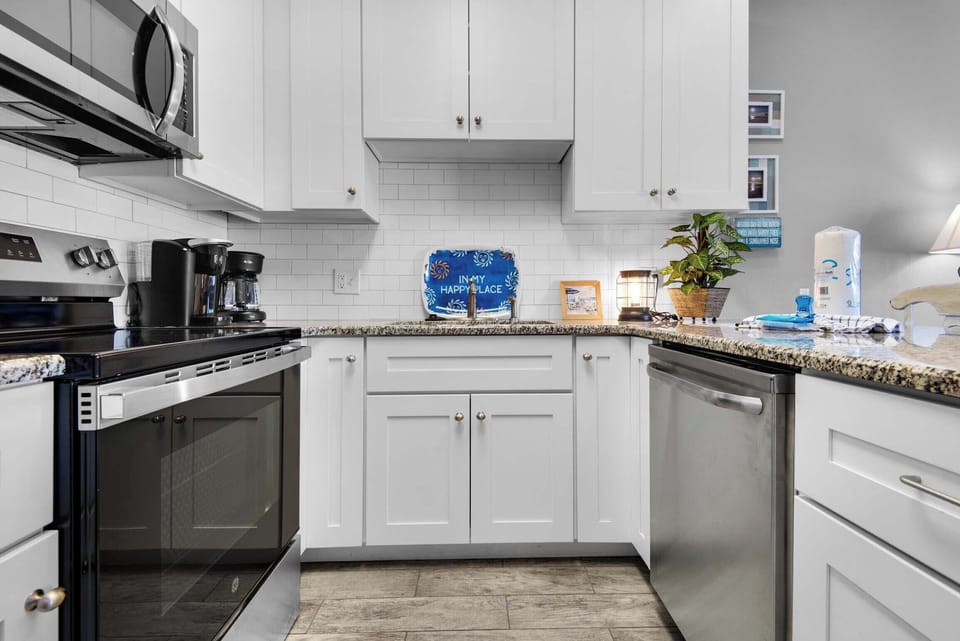 The kitchen has all you need