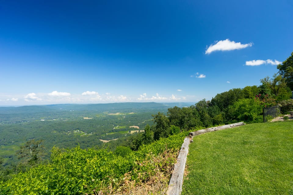 view from back yard facing north