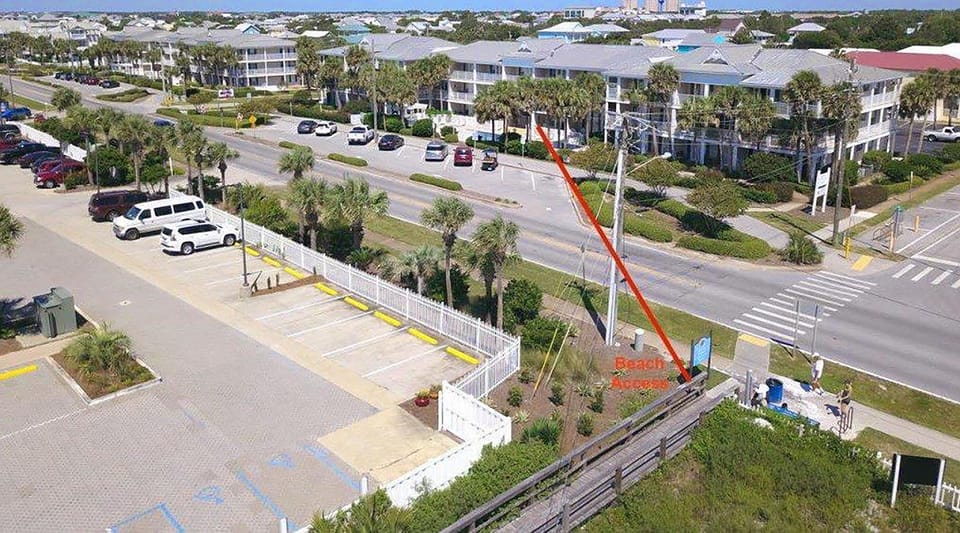 Street crossing for Beach Access