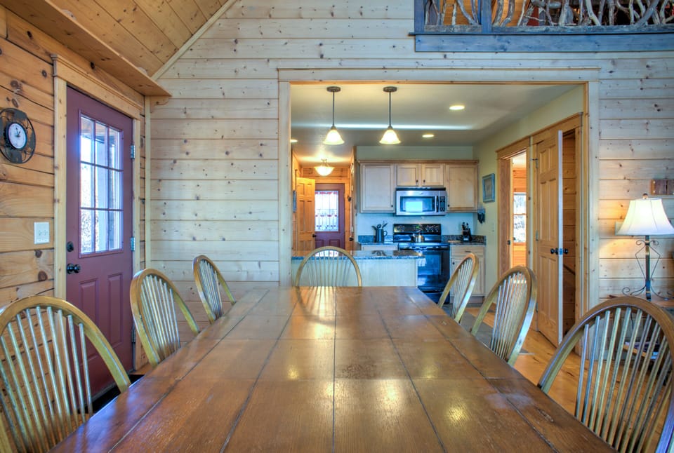 Dining Area w/ Covered Deck Access