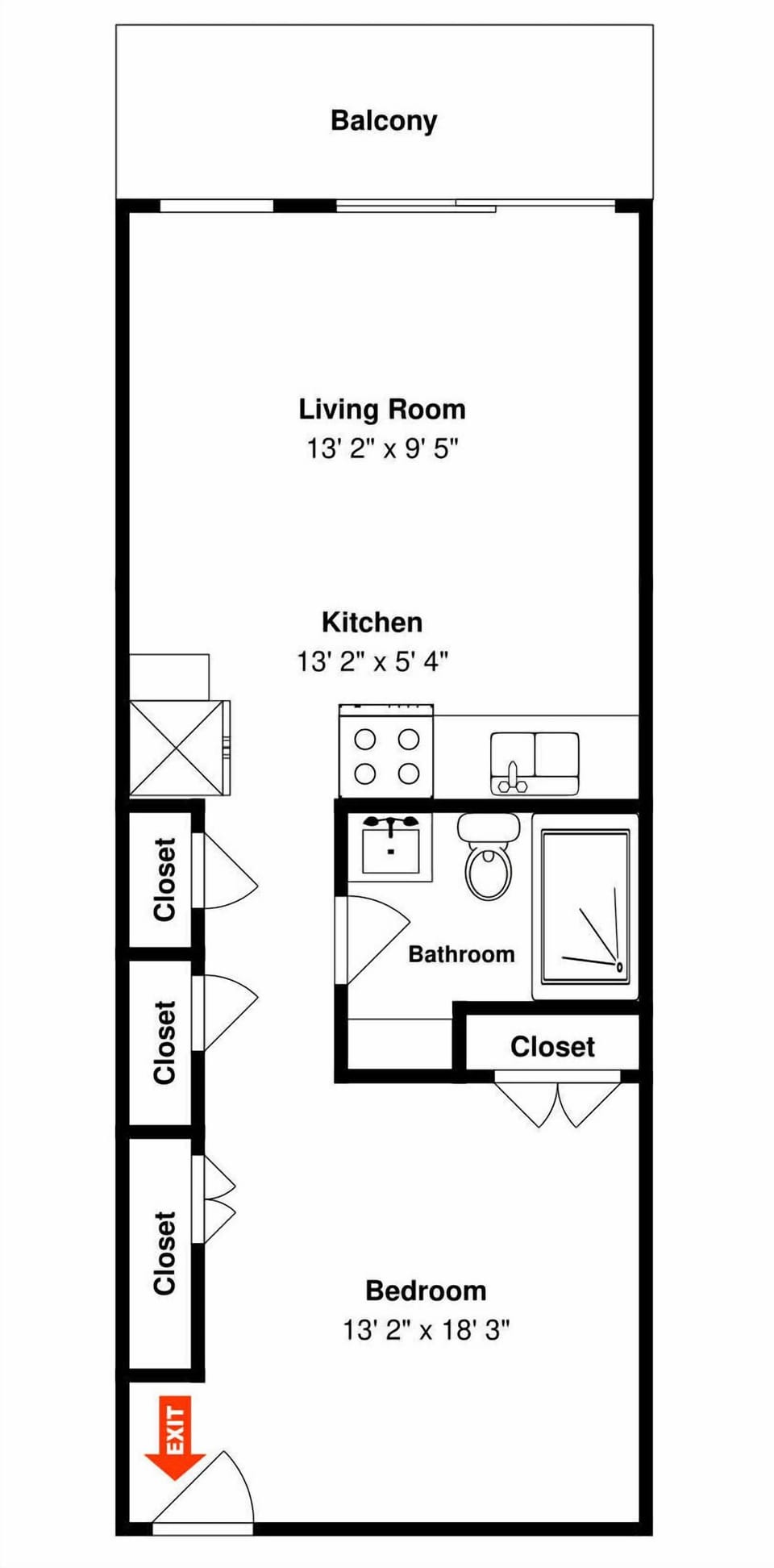Beach Racquet A219 - Floor Plan