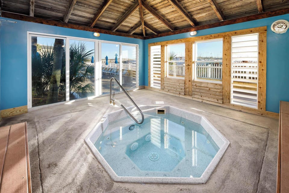Indoor hot tub
