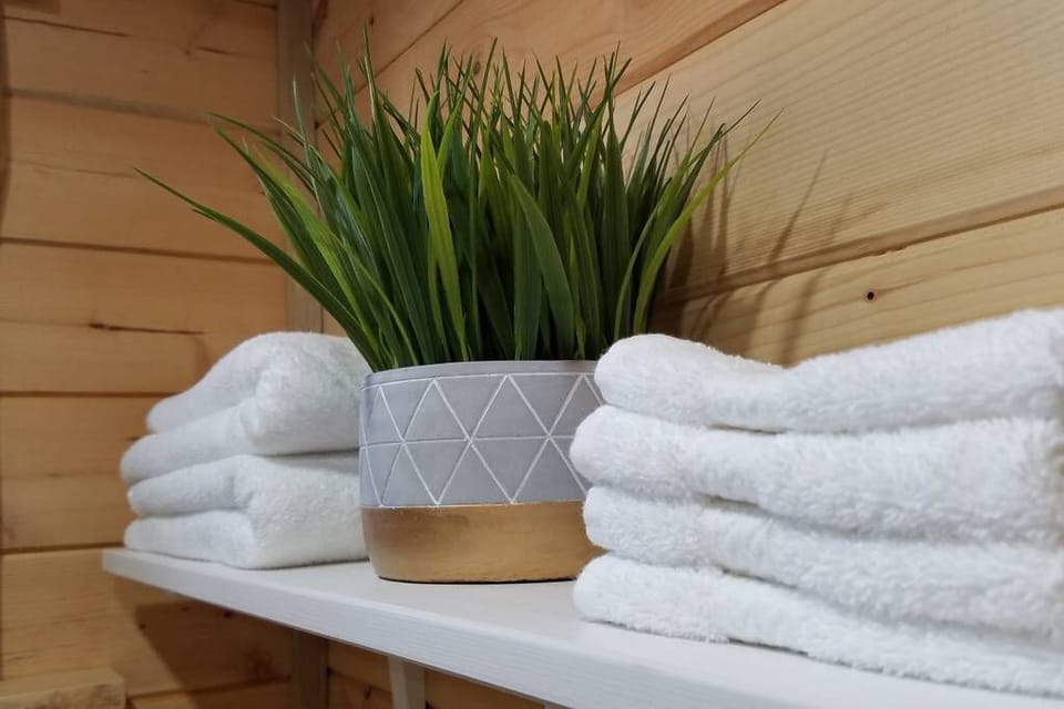 Fresh towels will be provided