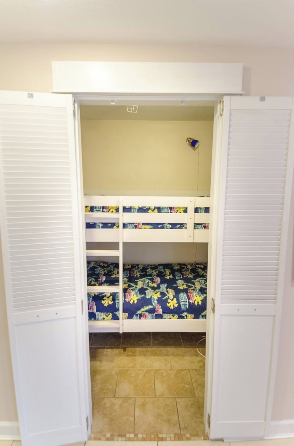 The Crew's Quarters has real doors so the kids have their own space to enjoy.