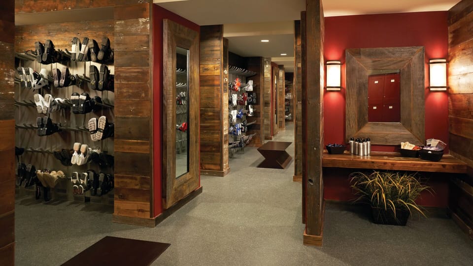 One Steamboat Place: Locker room with boot dryers