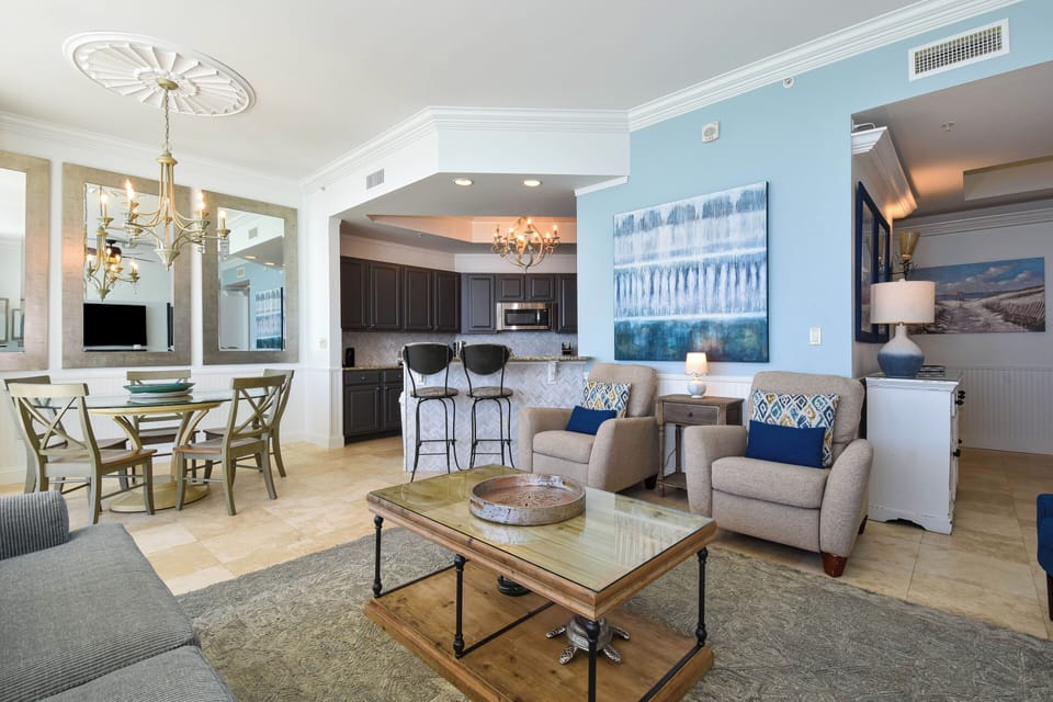 Silver Beach Towers West 1803 - Living Area