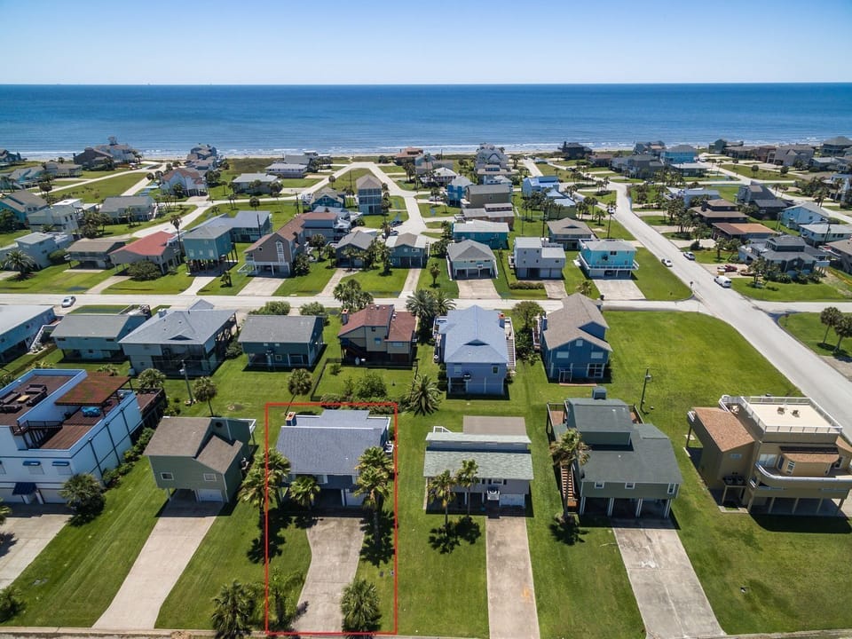 Aerial View - Just Moments From The Beach