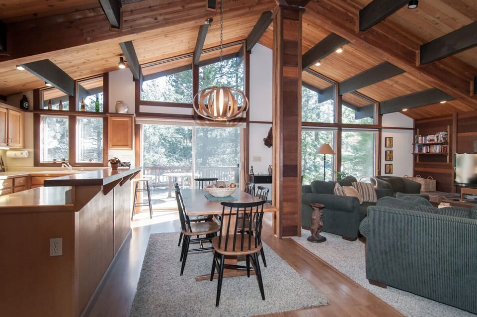 open plan dining kitchen and great room