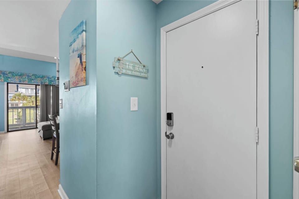View of entryway area from inside.