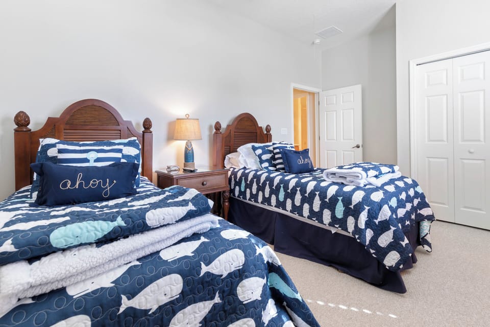 3rd Twin Bedroom #3 With Full Bath Right Across The Hall.