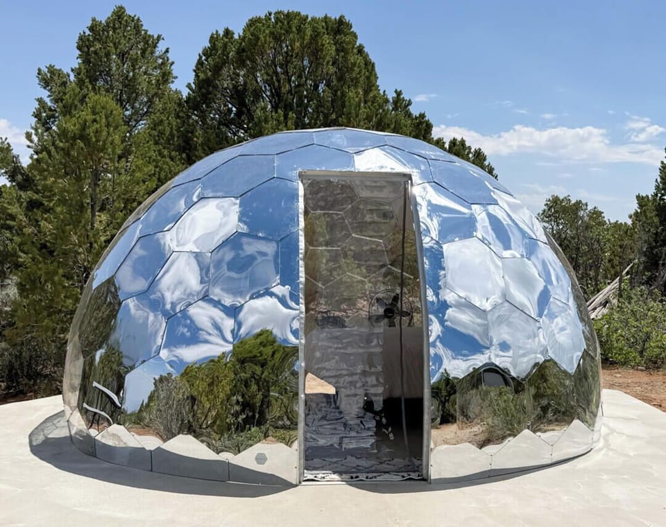 Exterior of Dome.
