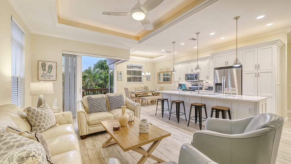 Step inside and exhale—your Siesta Key sanctuary begins the moment you walk through the door.