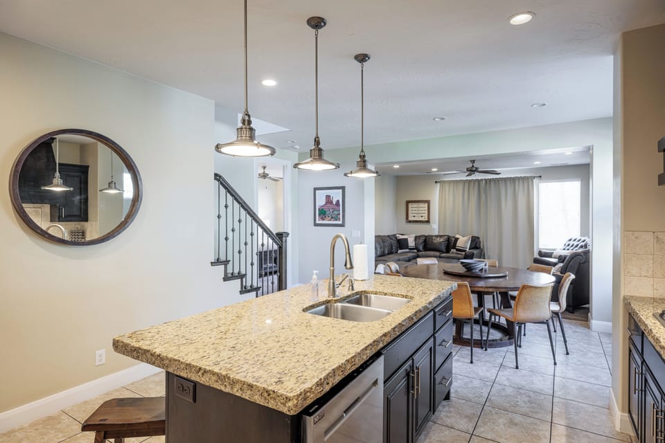 View from Kitchen Island