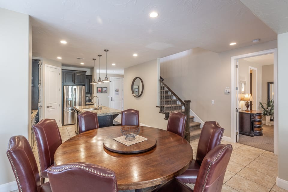 Dining Room View - Share memories and stories while enjoying a family style meal around the Dining Table.