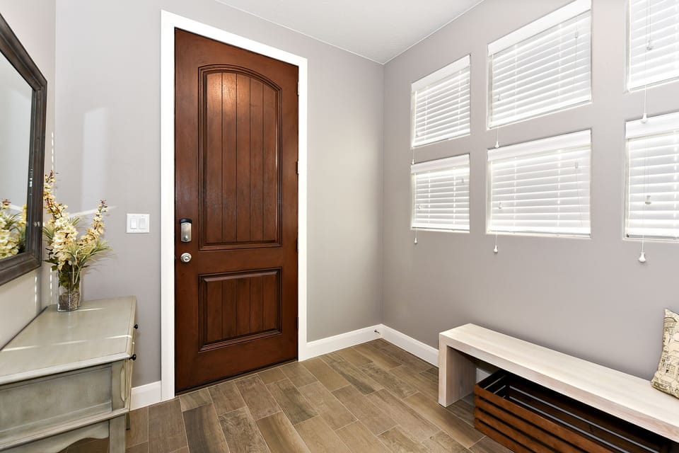 Front Entry - The Front Entry welcomes you to our home-Paradise Found.