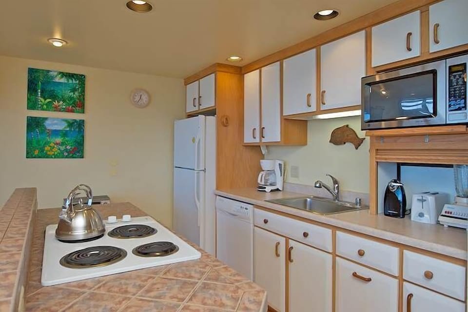 All you'll need except food, spices and beverages. Large countertop oven.